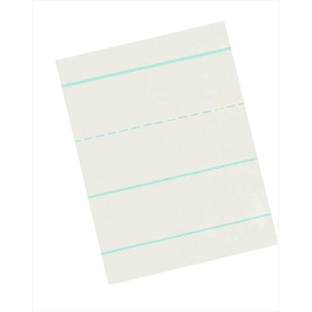 School Smart School Smart 085372 Long Way Skip-A-Line Writing Paper For Grades K To 1; 11 x 8.5 In. - White 85372
